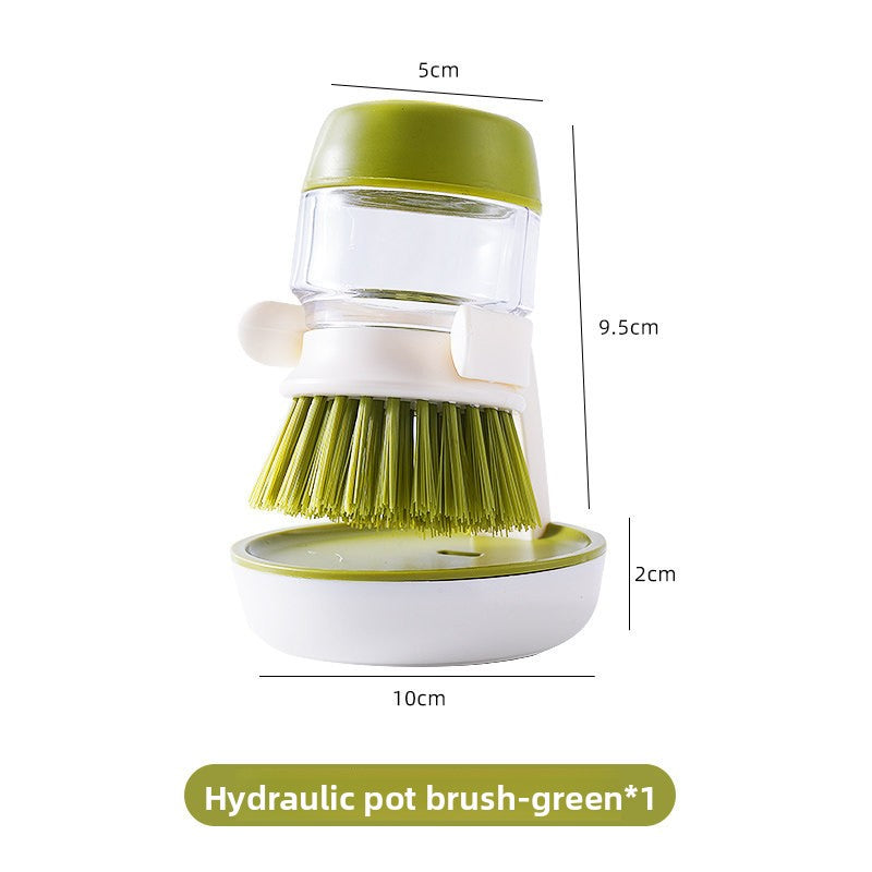 Automatic Liquid Dispensing Pot & Dish Brush
