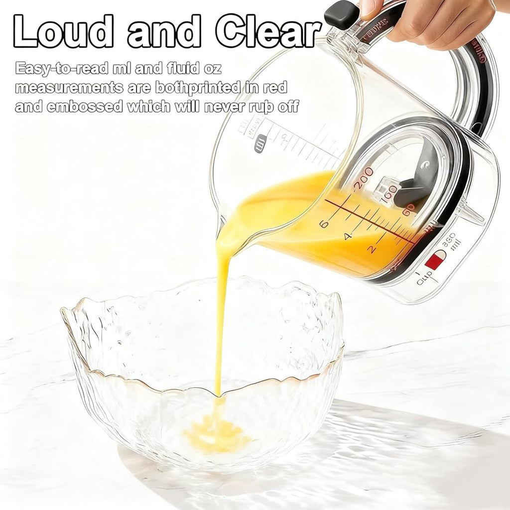 4-in-1 Adjustable Smart Measuring Cup
